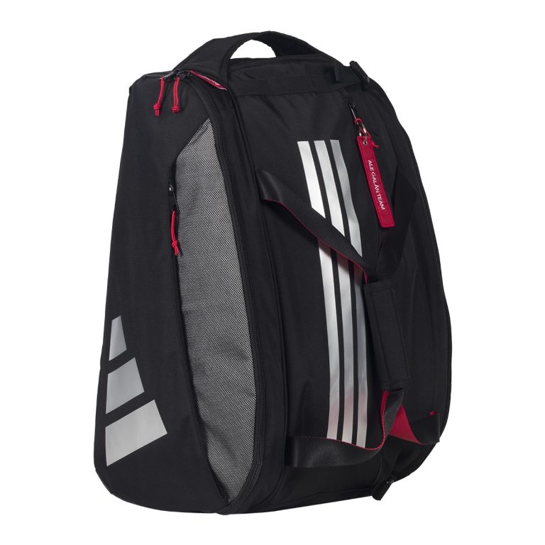 Paletero adidas Multigame Negro/Rojo 3.4- Ale Galán